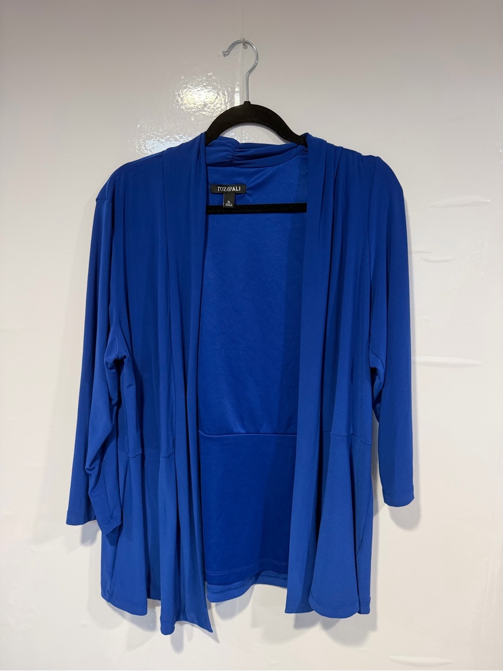 Roz & Ali Open Front Cardigan - Royal Blue